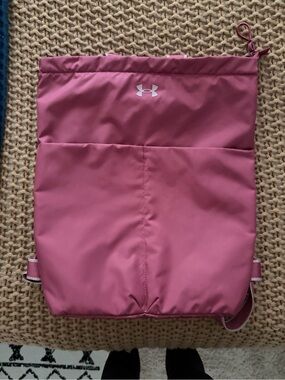 Under Armour Rose Pink Gym Sack with straps
